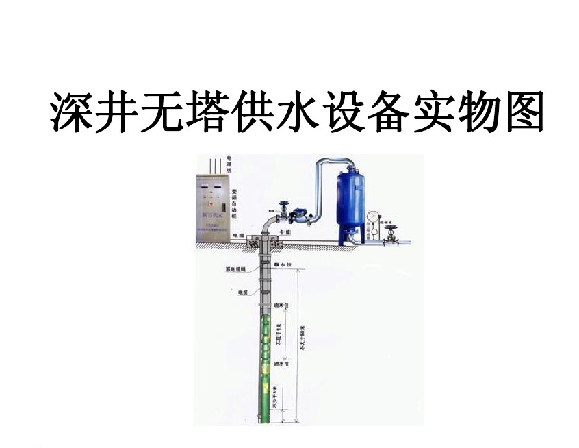 石家庄高新区井泵无塔式供水设备